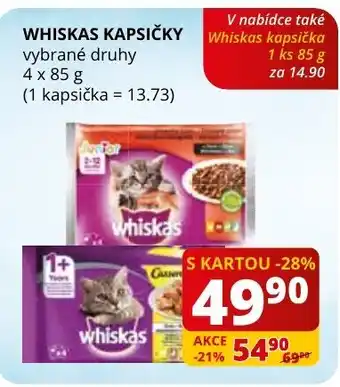 Flop WHISKAS KAPSIČKY nabídka