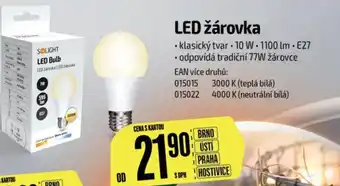 Tamda Foods LED žárovka nabídka