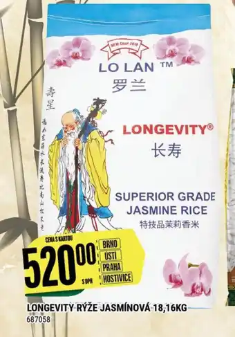 Tamda Foods LONGEVITY RÝŽE JASMÍNOVÁ 18,16KG nabídka