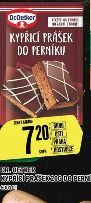 Tamda Foods DR. OETKER KYPŘÍCÍ PRÁŠEK 20G DO PERNÍKU nabídka