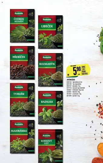 Tamda Foods AVOKÁDO nabídka