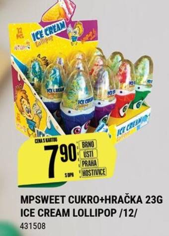 Tamda Foods MPSWEET CUKRO+HRAČKA 23G ICE CREAM LOLLIPOP /12/ nabídka