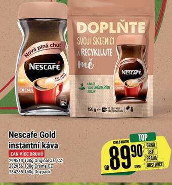 Tamda Foods Nescafe Gold instantní káva nabídka