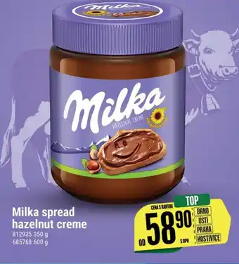 Tamda Foods Milka spread hazelnut creme nabídka