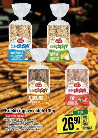 Tamda Foods Brick křupavý chléb 130g nabídka