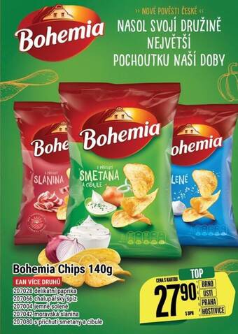 Tamda Foods Bohemia Chips 140g) nabídka
