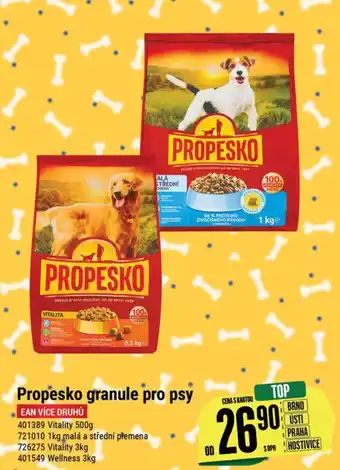 Tamda Foods Propesko granule pro psy nabídka