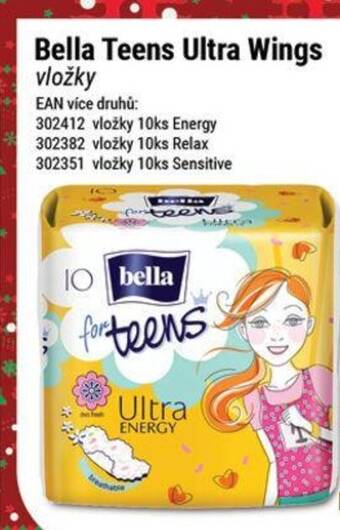 Tamda Foods Bella Teens Ultra Wings Bella Teens vložky nabídka