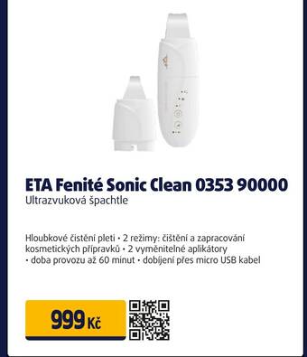 Euronics ETA Fenité Sonic Clean 0353 90000 nabídka