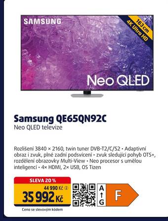 Euronics Samsung QE65QN92C nabídka