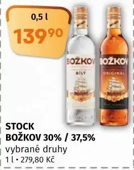 Terno STOCK BOŽKOV 30% / 37,5% nabídka