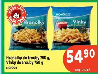 Brněnka Hranolky do trouby 750 g, Vinky do trouby 750 g nabídka