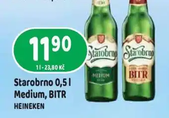Brněnka Starobrno 0,5 l. Medium, BITR nabídka