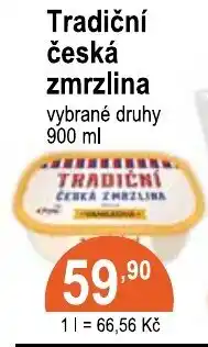 COOP DISKONT Tradiční česká zmrzlina nabídka