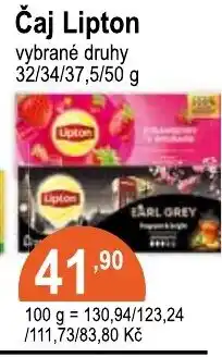 COOP DISKONT Čaj Lipton nabídka