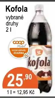 COOP DISKONT Kofola 2 l. nabídka