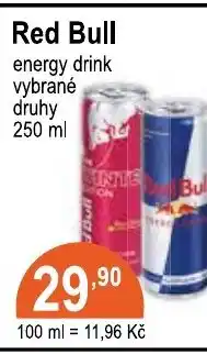 COOP DISKONT Red Bull 250 ml nabídka