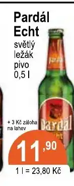 COOP DISKONT Pardál Echt 0.5 l. nabídka