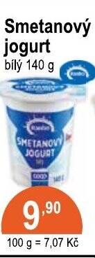 COOP DISKONT Smetanový jogurt bílý 140 g nabídka