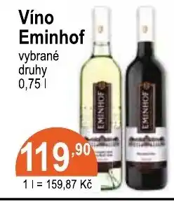 COOP DISKONT Víno Eminhof nabídka