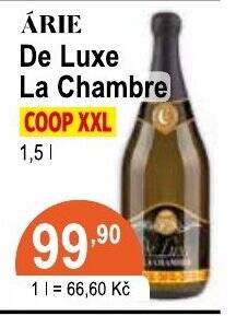COOP DISKONT ÁRIE De Luxe La Chambre 1.5 l. nabídka