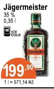 COOP DISKONT Jägermeister 35% 0.35 l. nabídka