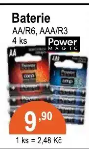COOP DISKONT Baterie AA/R6, AAA/R3 4 ks nabídka