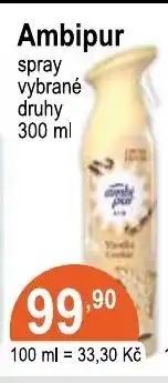 COOP DISKONT Ambipur 300 ml nabídka