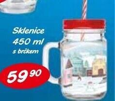 COOP DISKONT Sklenice 450 ml s brčkem nabídka