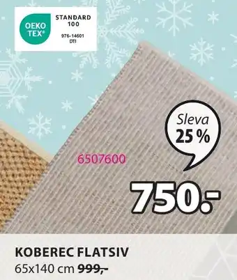 JYSK KOBEREC FLATSIV nabídka