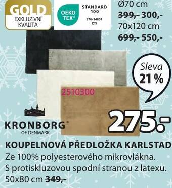 JYSK KOUPELNOVÁ PŘEDLOŽKA KARLSTAD nabídka