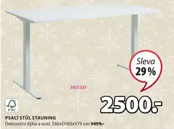 JYSK PSACÍ STŮL STAUNING nabídka