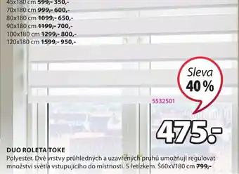 JYSK DUO ROLETA TOKE nabídka
