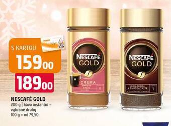 Terno Nescafé gold instantní káva nabídka