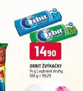 Terno Orbit žvýkačky nabídka