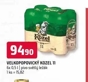 Terno Pivo velkopopovický kozel 11 nabídka