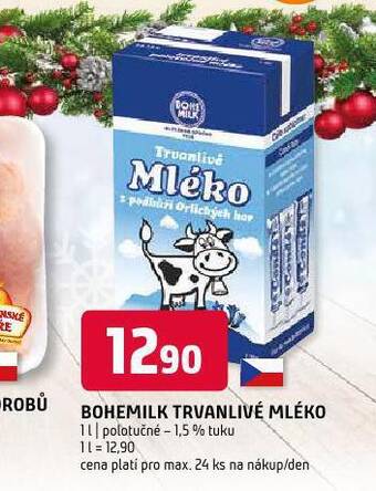 Terno Bohemilk trvanlivé mléko 1,5% nabídka