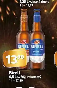 Coop Birell nealkoholické pivo nabídka