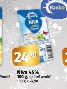 Coop Niva sýr nabídka