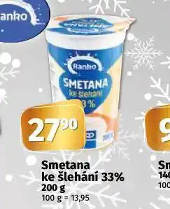 Coop Smetana ke šlehání nabídka