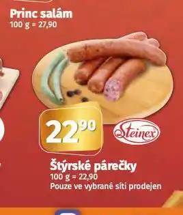 Coop Štýrské párečky nabídka