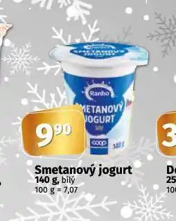 Coop Smetanový jogurt nabídka