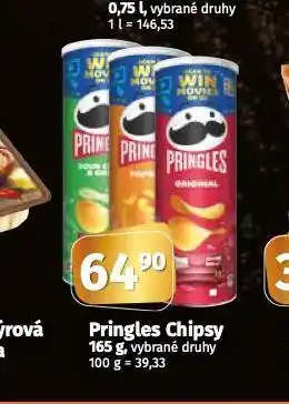 Coop Pringles chipsy nabídka
