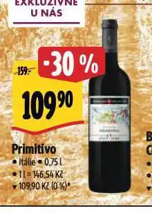 Albert Primitivo nabídka