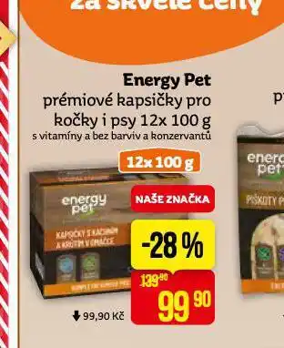Teta Energy pet prémiové kapsičky pro kočky nabídka