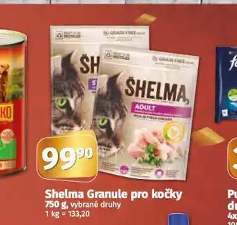 Coop Shelma granule pro kočky nabídka