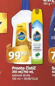 Coop Pronto čistič nabídka