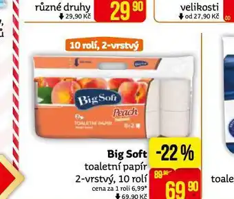 Teta Big soft toaletní papír nabídka