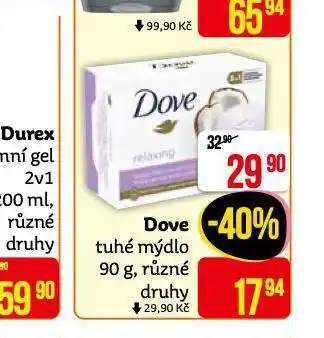 Teta Dove tuhé mýdlo nabídka