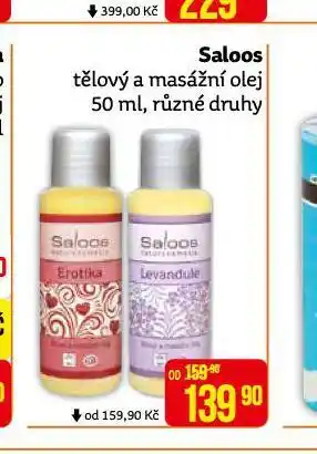 Teta Saloos tělový a masážní olej nabídka
